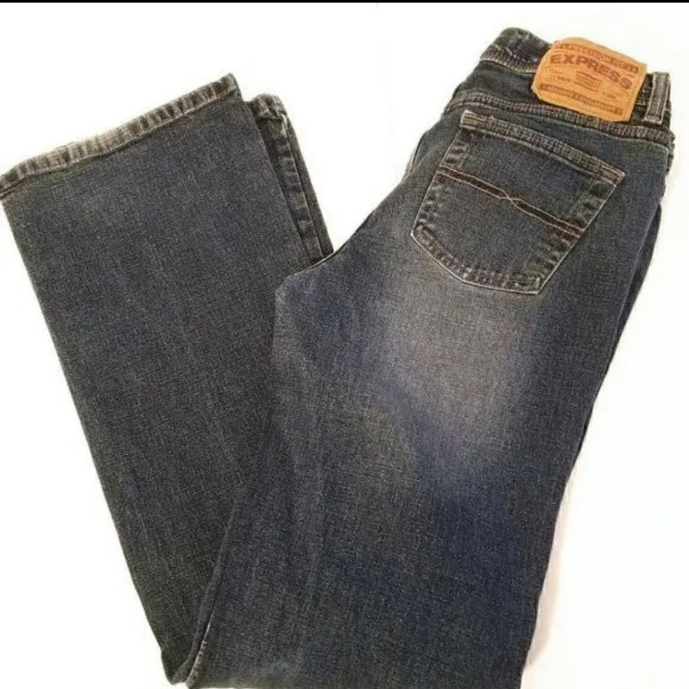Express Denim Jeans Bootcut Blue - Picture 3 of 16